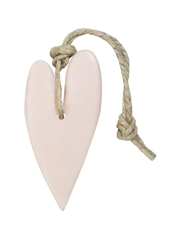 Hart XL Licht roze parfum mille fleurs 100 gram