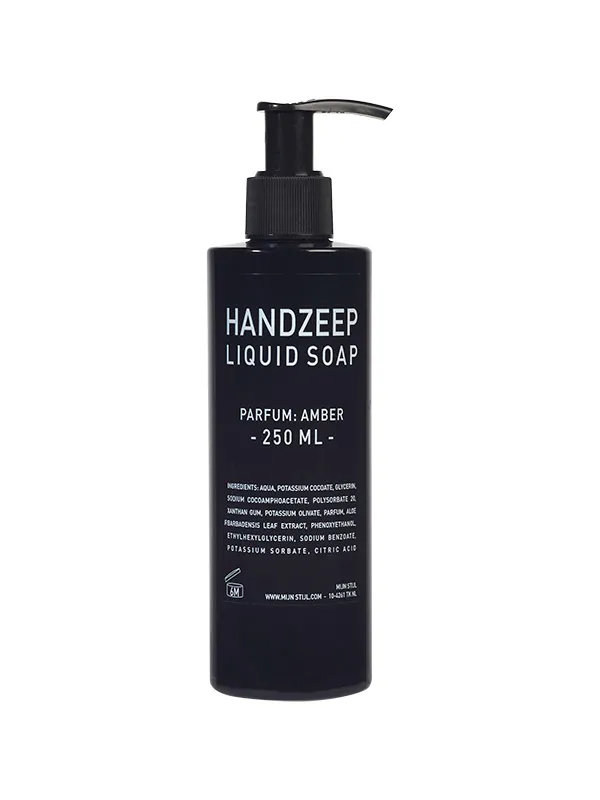 Handzeep parfum Amber kokos- en olijfolie 250 ml
